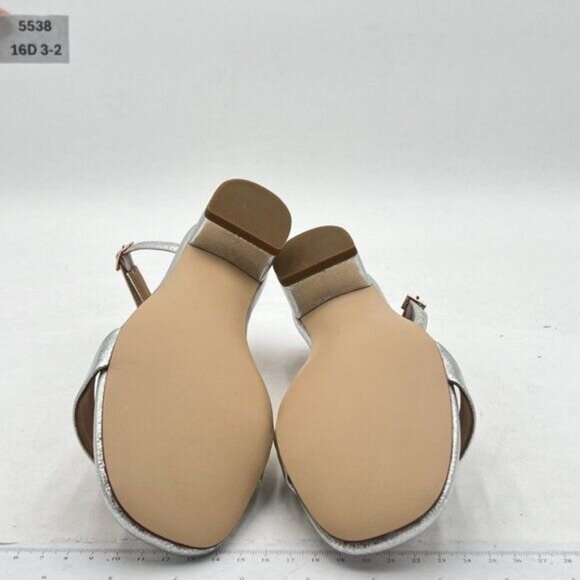 XYD Women's Open Toe Strappy Low Block Heel Sandal Flats Ankle Strap with Buckle - Picture 6 of 8